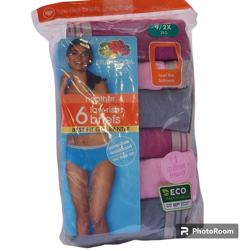 FRUIT OF THE LOOM 	BRIEFS	9/2X WOMAN NWT
